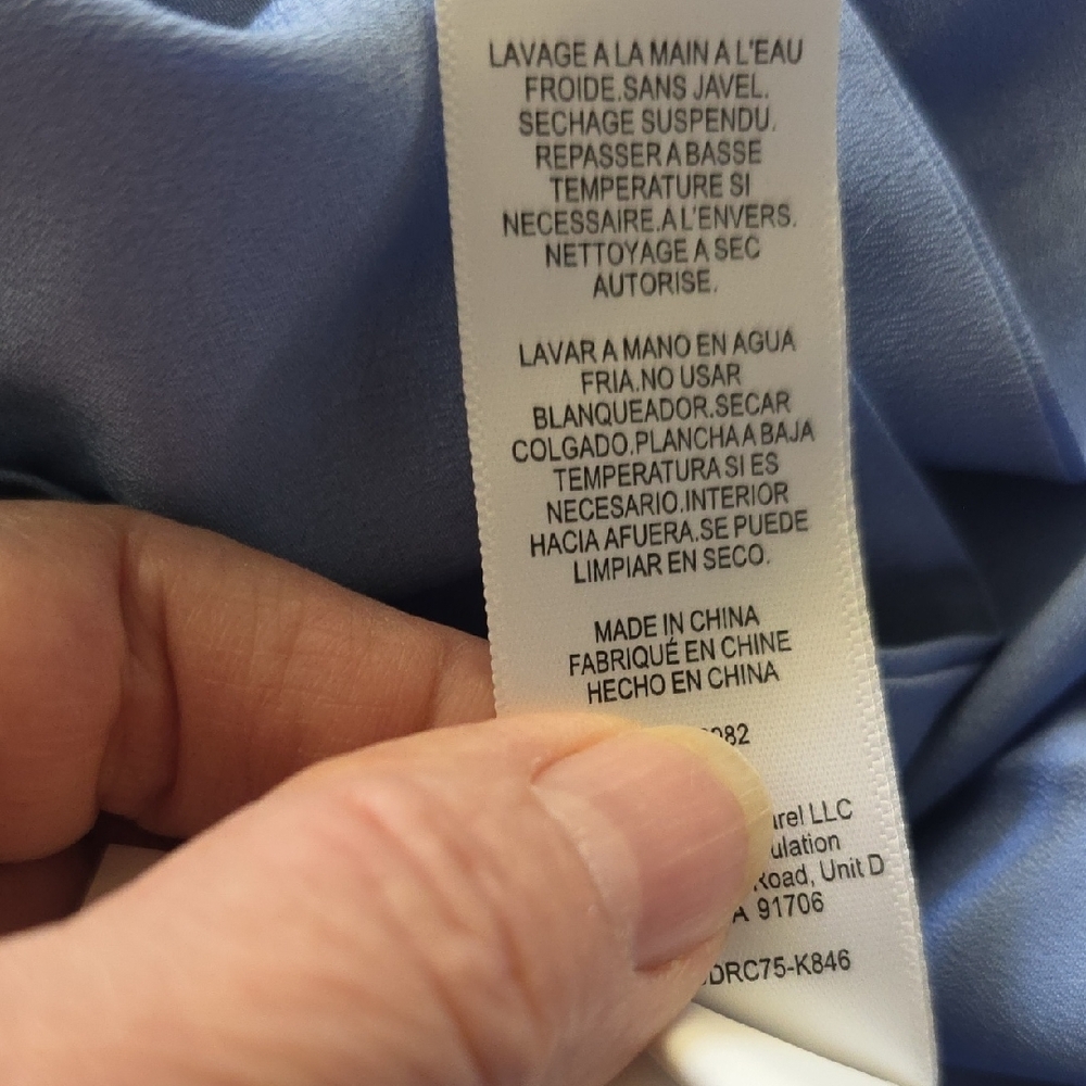 Dress the Population Light Blue Floral Maxi Dress - Picture 8 of 11